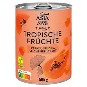 ASIA GREEN GARDEN Asia Obst 580 ml, Papaya Stücke