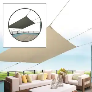 Sonnensegel Rechteckig 300x200cm Anthrazit, 100% Polyester, Gewicht: ca. 1,80kg