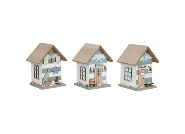 Bild 1 von Deko-Strandhaus 10,5x8,5x13,5cm
