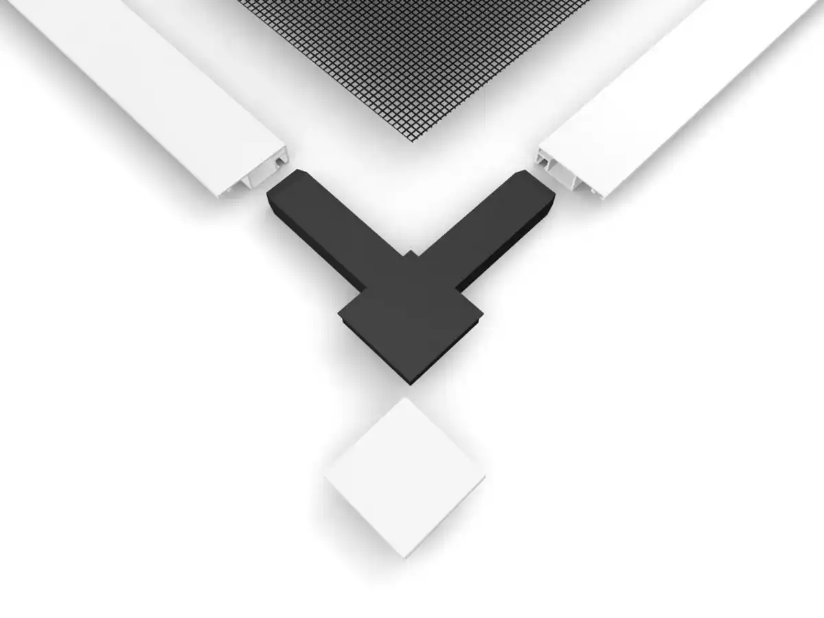 Bild 4 von Alu-Türbausatz "Compact" flächenbündig für Türen ca. 100 x 210 cm weiß