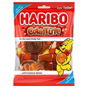 HARIBO Meine Tüte 4-fach, Cola Tüte 175 g