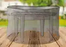 Bild 1 von Abdeckhaube für Tisch rund 120x75cm Anthrazit