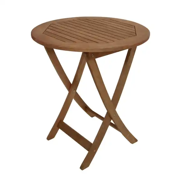 Bild 1 von Klapptisch rund Ø 65 cm Eukalyptus geölt