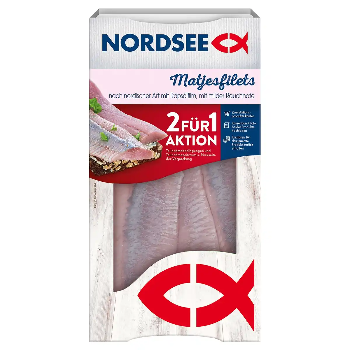 Bild 1 von NORDSEE Matjesfilet, milde Rauchnote
