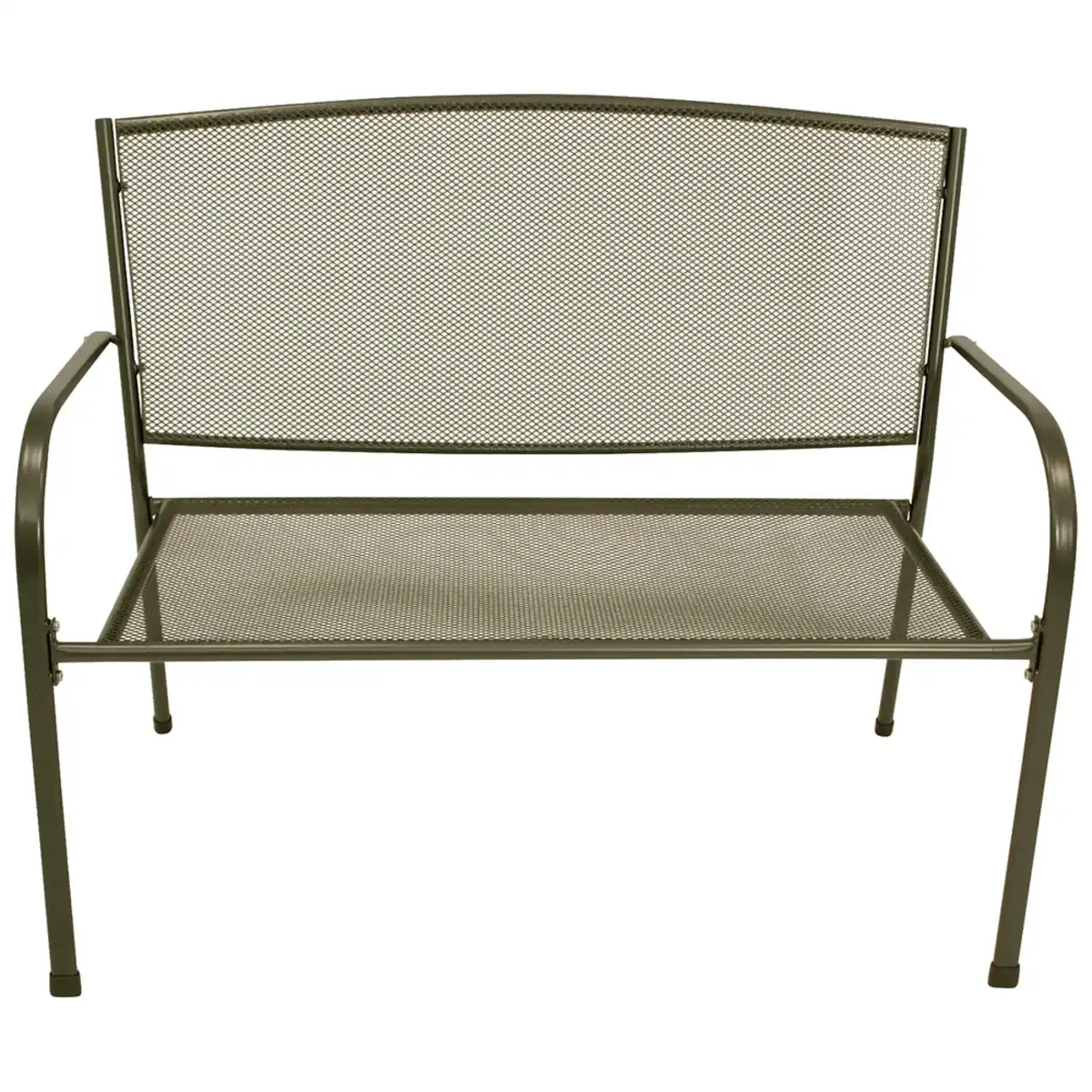 Bild 1 von Gartenbank 2-Sitzer Streckmetall Dunkelgrau