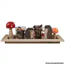 Bild 1 von Deko-Tablett Holz mit Teelicht und Herbstdeko