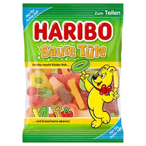 HARIBO Meine Tüte 4-fach, Saure Tüte 175 g