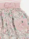 Bild 2 von Baby Mädchen Kleid mit Alloverprint Weiß