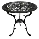 Bild 1 von Tisch Ø 70 cm rund Aluguss Antik-Grau