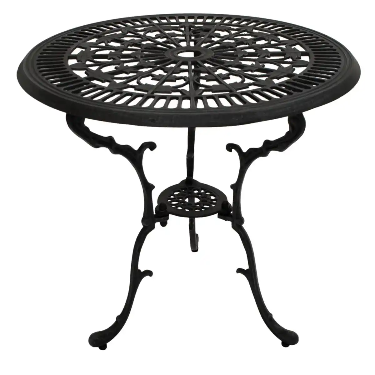Bild 1 von Tisch Ø 70 cm rund Aluguss Antik-Grau