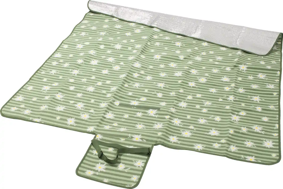 Bild 4 von IDEENWELT Picknickdecke 150 x 170 cm Blumen