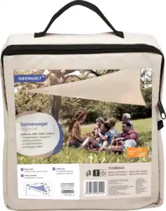IDEENWELT Sonnensegel 3,6 x 3,6 x 3,6 m