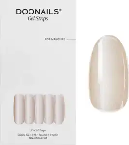 Doonails UV Gel Strips Gold Cat Eye