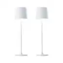 Bild 1 von LED-Akku-Tischleuchte Kaami, 2er-Set, weiß matt