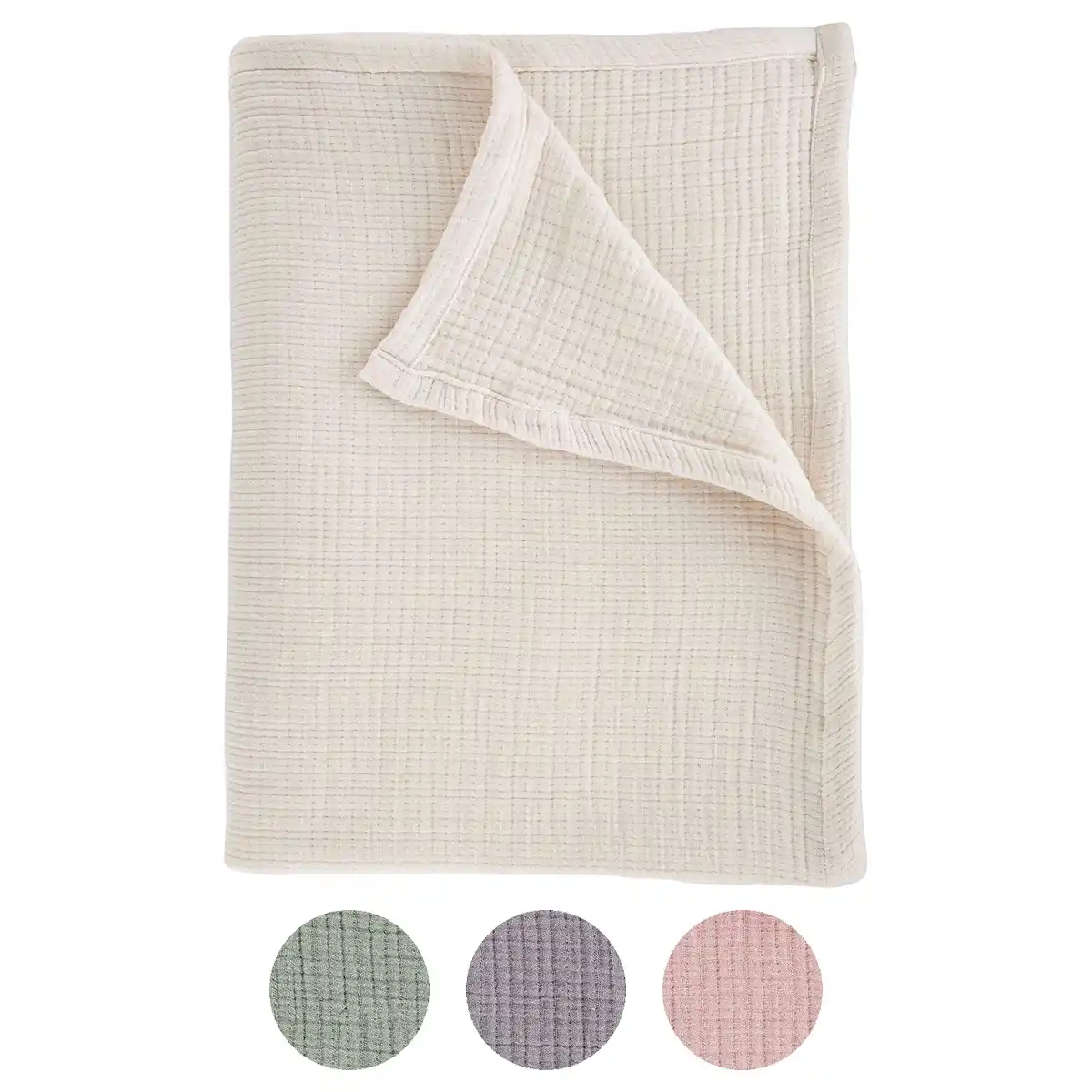 Bild 1 von HOME CREATION Musselin-Decke