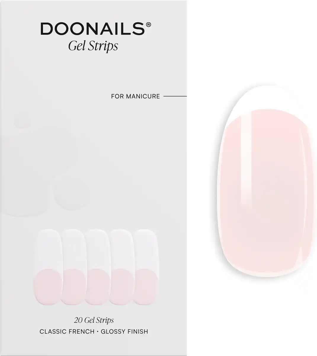 Bild 1 von Doonails UV Gel Strips Classic French