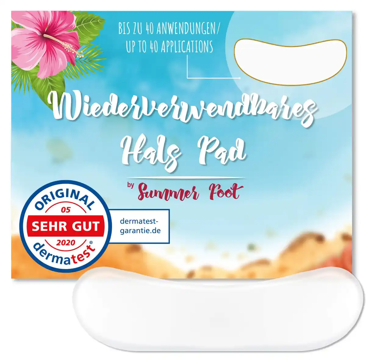 Bild 1 von Summer Foot Wiederverwendbares Hals-Pad