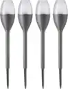 Bild 1 von IDEENWELT Solar-Gartenleuchten 4er-Set