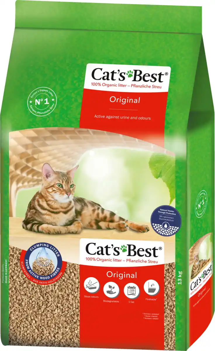 Bild 1 von Cat's Best Original Katzenstreu 30 Liter