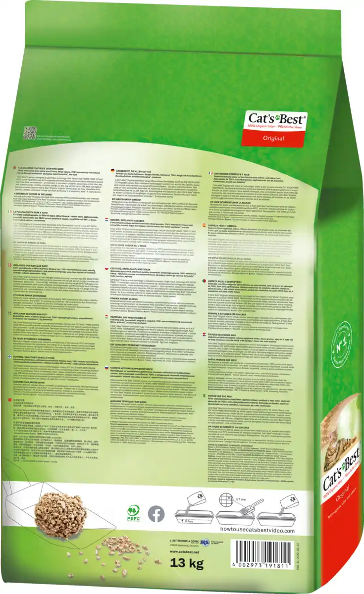 Bild 4 von Cat's Best Original Katzenstreu 30 Liter