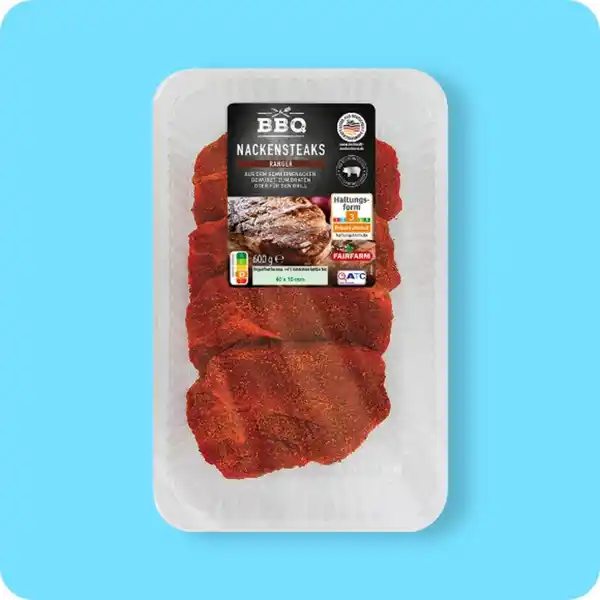 Bild 1 von BBQ Nackensteaks, gewürzt, Ranger oder Tropical-Chili