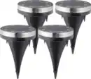 Bild 1 von IDEENWELT Solar-Gartenleuchten 4er-Set