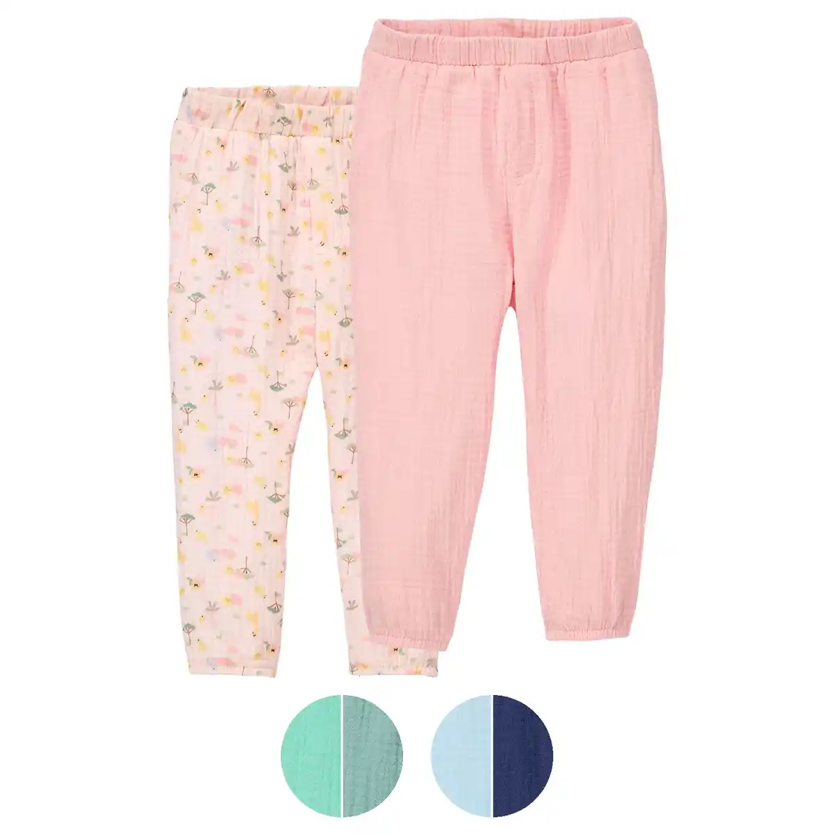 Bild 1 von LILY & DAN Baby-Schlupfhose Musselin 2er-Set