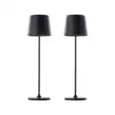 Bild 1 von LED-Akku-Tischleuchte Kaami, 2er-Set, schwarz matt