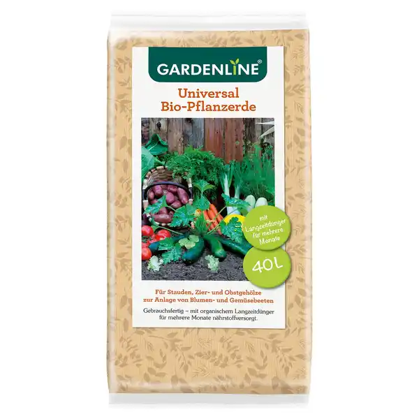 Bild 1 von GARDENLINE Bio-Pflanzerde 40 l