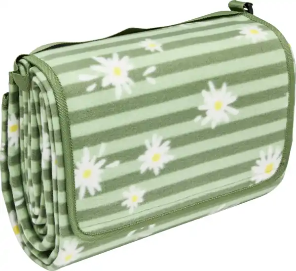 Bild 2 von IDEENWELT Picknickdecke 150 x 170 cm Blumen