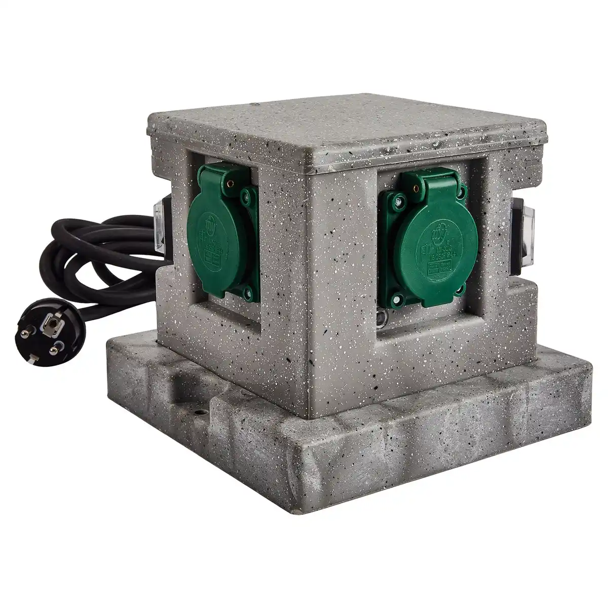 Bild 1 von WORKZONE Außensteckdose in Steinoptik