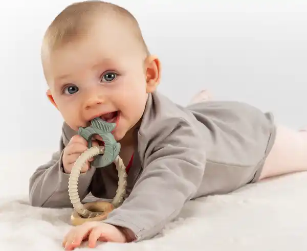 Bild 3 von reer BiteDuo Silikon-Holz-Beißring