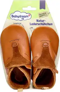 Babydream Natur-Lederschühchen Gr. 20/21 braun
