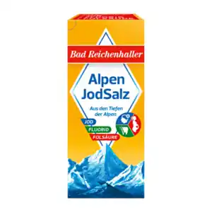 BAD REICHENHALLER Alpen-Jodsalz 500g