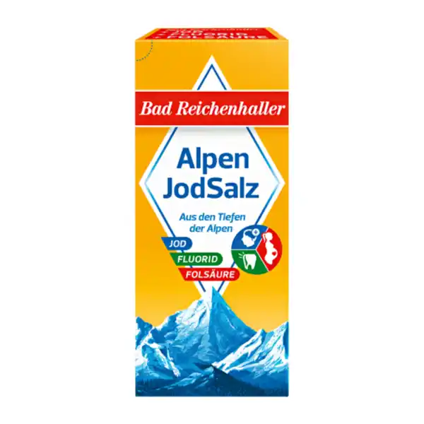 Bild 1 von BAD REICHENHALLER Alpen-Jodsalz 500g
