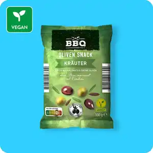 BBQ Oliven-Snack, Verschiedene Sorten