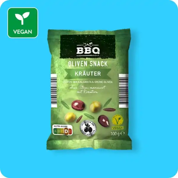Bild 1 von BBQ Oliven-Snack, Verschiedene Sorten