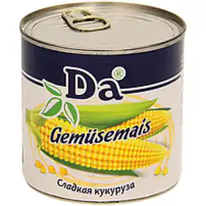 Gemüsemais, vakuumverpackt, mit Zuckerzusatz