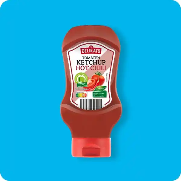 Bild 1 von DELIKATO Tomaten-Ketchup, Verschiedene Sorten
