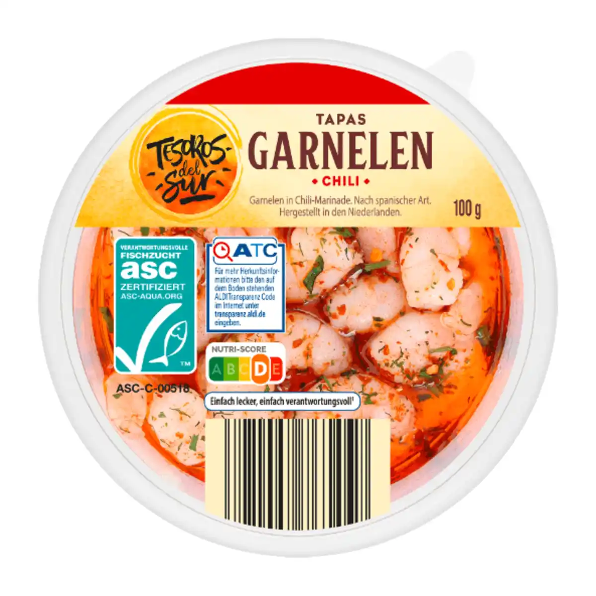 Bild 2 von TESOROS DEL SUR Tapas-Garnelen 100g