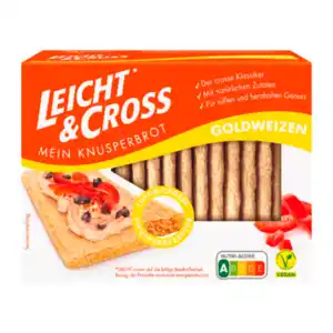 LEICHT & CROSS Knusperbrot Weizen 125g