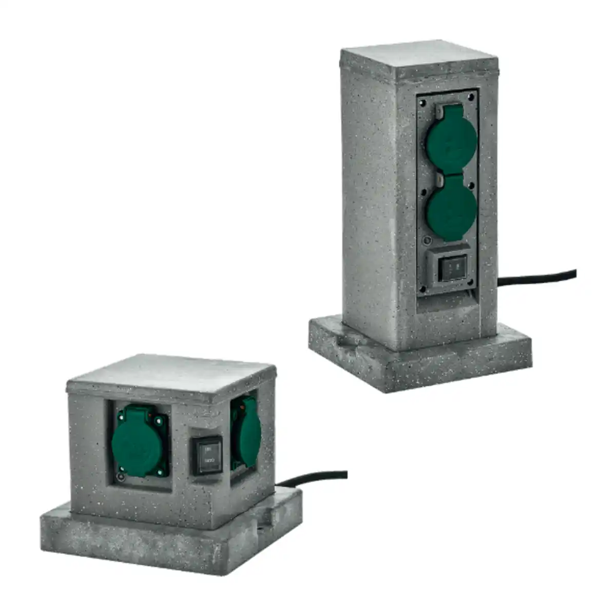 Bild 1 von WORKZONE Außensteckdose in Steinoptik