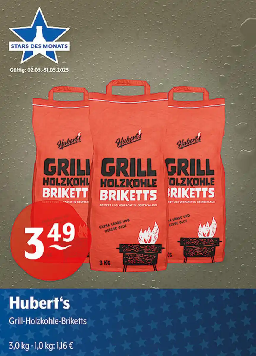 Bild 1 von Hubert's Grill-Holzkohle-Briketts