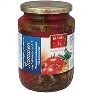 Eingelegte geschälte Tomaten nach Khersoner Art