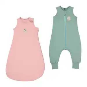 LILY & DAN Baby-Musselin-Schlafsack / -Overall