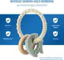 Bild 2 von reer BiteDuo Silikon-Holz-Beißring