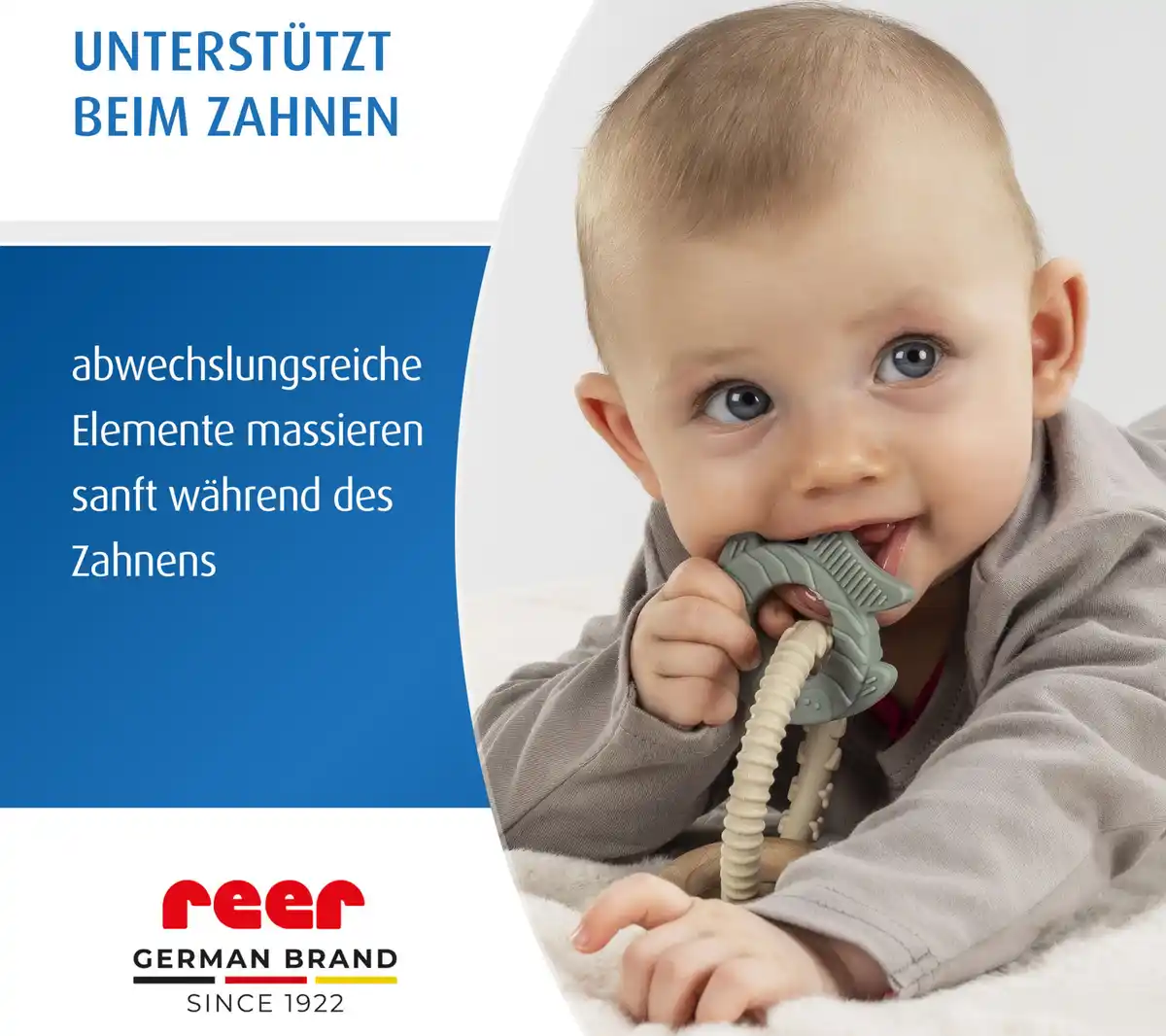 Bild 4 von reer BiteDuo Silikon-Holz-Beißring