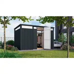 Gartenhaus »Osten 3«, BxHxT: 348 x 218 x 11,5 cm(Außenmaße inkl. Dachüberstand), Wandstärke 0,5 mm