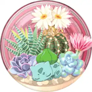 PopSockets PopGrip Lizenz Bulbasaur Terrarium