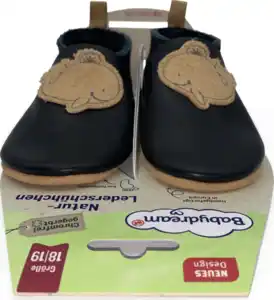 Babydream Lederschühchen, blau Gr. M 18/19
